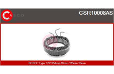 Vystrazny kontakt, opotrebeni oblozeni CASCO CSE73A41AS