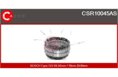 Vystrazny kontakt, opotrebeni oblozeni CASCO CSE75A39AS