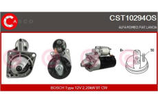 Elektromagnetický spínač pre żtartér CASCO CSO10107AS