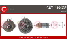 Elektromotor, větrák chladiče CASCO CEF74052GS