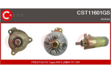 Větrák, chlazení motoru CASCO CEF73335AS