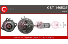 Hydraulické čerpadlo pre riadenie CASCO CSP73124AS