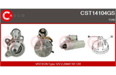 Skupina trupu, turbodmychadlo CASCO CCH75013AS