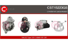 Předřazený odpor, elektromotor (ventilátor chladiče) CASCO CRS77012AS