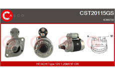 Startér CASCO CST40476GS