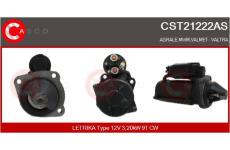 Cidlo, teplota vyfukovych plynu CASCO CSN76F03GS