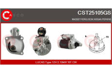 Předřazený odpor, elektromotor (ventilátor chladiče) CASCO CRS72022AS