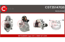 Spínač, zvedací zařízení oken CASCO CWR86005AS