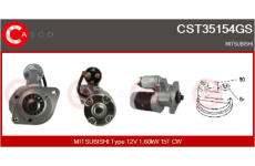 Spínač elektrického otvárania okien CASCO CWR86016AS