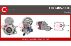 Elektromotor vetráka chladiča CASCO CEF74043GS