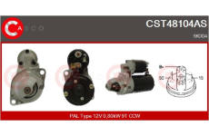 Držák, uhlíkové kartáče CASCO CBH10105AS