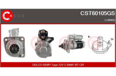Elektromagnetický spínač, startér CASCO CSO15143AS