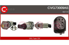 Elektromagnetický spínač pre żtartér CASCO CSO20125AS