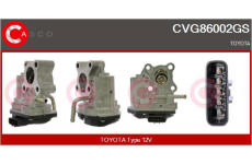 Hrdlo škrticí klapky CASCO CTB73064GS