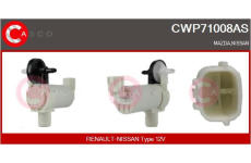 Vodní čerpadlo ostřikovače, čistění skel CASCO CWP71008AS