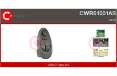 Zámek výklopných zadních dveří CASCO CDL81B05AS