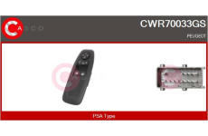 Spínač elektrického otvárania okien CASCO CWR77008AS