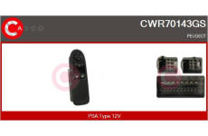 Teplotní spínač, větrák chladiče CASCO CSN86K05AS