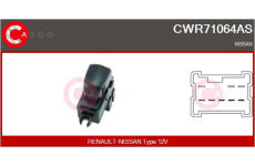 Spínač elektrického otvárania okien CASCO CWR71064AS