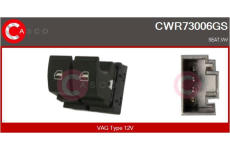 Spínač, zvedací zařízení oken CASCO CWR73006GS