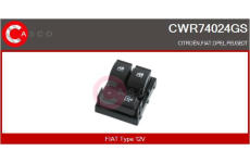 Spínač, zvedací zařízení oken CASCO CWR74024GS