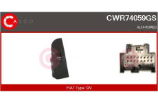 Zámek řízení CASCO CLO70012AS