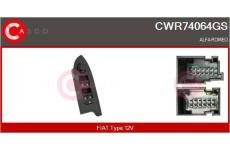 Zámek řízení CASCO CLO71012AS