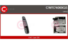 Zámek řízení CASCO CLO73000AS