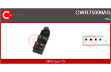 Motor stěračů CASCO CWM30107AS