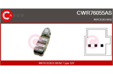 Spínač, zvedací zařízení oken CASCO CWR75005AS