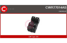 Spínač, zvedací zařízení oken CASCO CWR77014AS