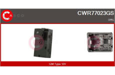 Spínač, zvedací zařízení oken CASCO CWR84007AS