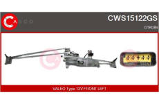 Olejový chladič, motorový olej CASCO COC77022AS