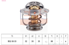 Termostat, chladivo EPS 1.880.238S