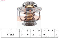 Termostat, chladivo EPS 1.880.248S