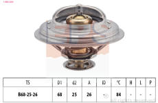 Termostat, chladivo EPS 1.880.326S