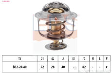 Termostat, chladivo EPS 1.880.383S