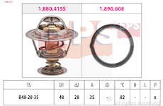 Termostat chladenia EPS 1.880.415