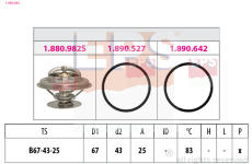 Termostat, chladivo EPS 1.880.982