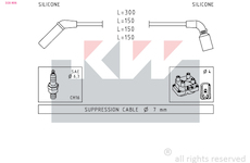 Sada kabelů pro zapalování KW 358 006