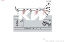 Sada kabelů pro zapalování KW 358 049