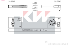 Sada kabelů pro zapalování KW 358 230