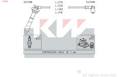 Sada kabelů pro zapalování KW 359 608