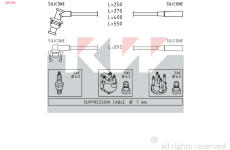 Sada kabelů pro zapalování KW 359 920