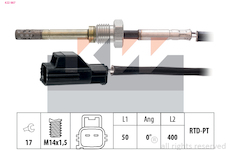 Cidlo, teplota vyfukovych plynu KW 422 087