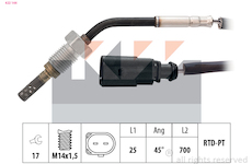 Cidlo, teplota vyfukovych plynu KW 422 144