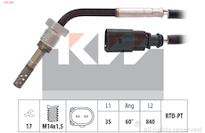 Cidlo, teplota vyfukovych plynu KW 422 205