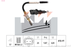 Cidlo, teplota vyfukovych plynu KW 422 224