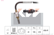Cidlo, teplota vyfukovych plynu KW 422 255