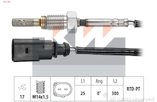 Cidlo, teplota vyfukovych plynu KW 422 282